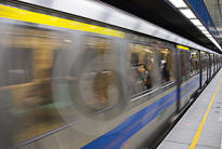 Subway Train Stock Fotografie